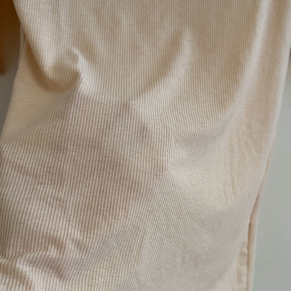 Women's Mock Neck Ribbed Top - Picture 5 of 5